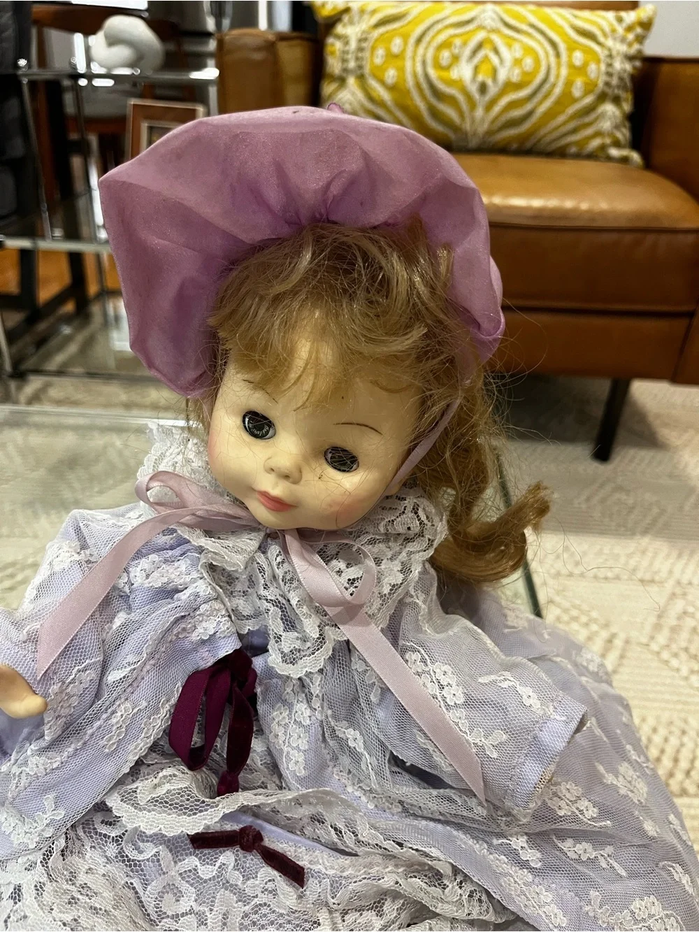 Vintage antique Horsman fashion baby doll rubber hard plastic